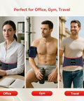 Evateale Red Light Therapy Belt For Body Cordless Infrared Therapy Belt For Back/Abdomen Waist Wrap With Pulse/Vibration Massage & Timer Pain Relief Muscle Relaxation & Circulation Boost For Parents