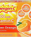 Emergen-C Super Orange Vitamin C - 30 Count (Pack Of 4) (Packaging May Vary)