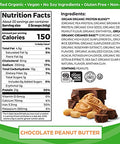 Orgain Organic Vegan Protein Powder Chocolate Peanut Butter (2.03 Pound) And Creamy Chocolate Fudge (2.03 Lb)
