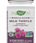 Nature'S Way Standardized Milk Thistle, Liver Function Support*, 60 Vegan Capsules