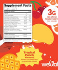 Wellah Creatine Electrolytes Powder (Fruit Punch) 30 Servings - Hydration Drink Mix With 3G Of Creatine Monohydrate