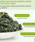 DOZO Natural Mulberry Leaf Tea Mulberry Leaves Tea 14.1oz/400g Sun-Dried Premium Mulberries Loose Leaves Sang Ye Healthy Herbal Tea Sugar Free Caffeine Free No Additives Ã¦Â¡â€˜Ã¥ÂÂ¶Ã¨Å’Â¶ Ã¦Â¡â€˜Ã¨â€˜â€°Ã¨Å’Â¶