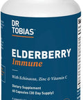 Dr. Tobias Elderberry Immune Supplement Herbal Blend 60 Capsules