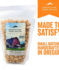 Oregon Farm Fresh Snacks Toffee Peanuts - Sun-Baked Sweet Covered in Toffee - Locally Made Butter Snack - All Natural Ingredients - Resealable Bag Guarantees Freshness (24oz)