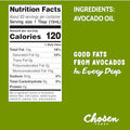 Chosen Foods 100% Pure Avocado Oil, Keto Diet Friendly, Kosher Oil for Baking, High-Heat Cooking, Frying, Homemade Sauces, Dressings and Marinades (1.25 liters)(42.3 fl oz)