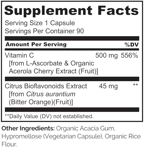 Naturelo Vitamin C Capsules 90 Count Vitamin B Complex 120 Count Bundle