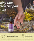 Herbamama Nerve Support And Ashwagandha Kit - Bundle Of Nerve Support Liquid Complex 2 Fl Oz & Ashwagandha Root Extract 2 Fl Oz - Vegan Non-Gmo Sugar & Alcohol- 2 Pack