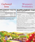 Vitalitown Women's Probiotics and Iron Supplement Bundle