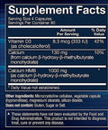 Bodytech Hmb + Vitamin D3 - Supports Muscle Growth And Strength (360 Vegetable Capsules)