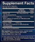 BODYTECH HMB + Vitamin D3 Supports Muscle Growth and Strength 360 Vegetable Capsules