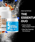 Raw Whey Isolate Protein Powder & Essential Pre-Workout Bundle