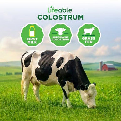 Lifeable Bovine Colostrum Powder 28 Servings 2000Mg