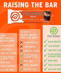 No Cow High Protein Bars 20G Plus Plant Based Vegan Protein Keto Friendly Low Sugar Low Carb Low Calorie Gluten Naturally Sweetened Dairy Non Gmo Kosher (Chocolate Peanut Butter Cup)