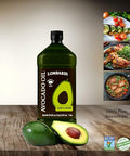 LOMBARDI 100% Pure Avocado Oil for Cooking - 2 L