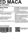 Red Maca Root 1000mg 180 Tablets Reproductive Health Supplement UK Made. Pharmaceutical Grade