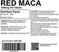 Red Maca Root 1000mg 180 Tablets Reproductive Health Supplement UK Made. Pharmaceutical Grade