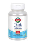 KAL Think Magnesium L-Threonate 2000 mg | Learning, Brain Health & Memory Function Support w/Magtein | Vegan, No Gluten & Non-GMO | 60 Tablets