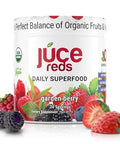 Terra Kai Organics Juce Reds Organic Superfood Powder Garden Berry Flavor Fruit & Veggie Powder For Everyone W/64 Immune Boosting Superfood Plus Probiotics For Gut Health 20 Servings (230G)