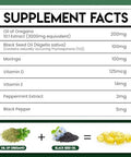 Lasognna Oil Of Oregano Capsules Oregano Oil Formulated With Black Seed 120 Softgels 3000Mg
