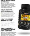 Alpha Lion Superhuman Test " Natural Testosterone Booster For Men Boost Energy Drive Muscle Strength & Mental Focus With Primavie Shoden Ashwagandha & Testosurge