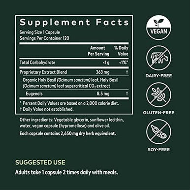Gaia Herbs Lion'S Mane Mushroom Help Maintain Neurological Health 120 Vegan Liquid Phytocapsules
