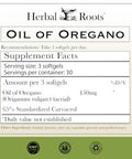Herbal Roots Oil Of Oregano 150Mg