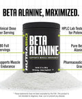 Nutrabio Beta Alanine Pre-Workout Supplement - Beta Alanine Powder 360G Powder