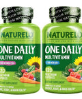 Naturelo One Daily Multivitamin For Men 50 120 Capsules One Daily Multivitamin For Women 50 (Iron Free) 120 Capsules 4 Month Supply Bundle