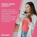 BioEmblem Women's Multivitamin Complete Daily Multi for Immunity Energy Hair Skin with Vitamin A B12 B6 D3 Biotin Iron Magnesium Collagen and Veggie Blends Gluten Free 90 Capsules
