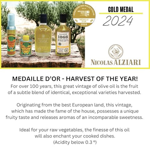 Nicolas Alziari Extra Virgin Olive Oil 16.9 Fl.oz (500ml)