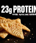 Legendary Foods Cheesy Nacho Protein Chips - Popped Tortilla Style - 23G High Protein 4G Carbs Low Sugar Gluten Free Keto Snack Packs - 10 Pack - Healthy Crunchy Chips