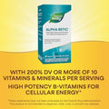 NatureS Way Alpha Betic Diabetic Multivitamin For Daily Nutritional Support With BVitamins For Energy Metabolism Support Alpha Lipoic Acid Taurine Lutein 30 Tablets