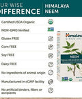 Himalaya Botanique Neem & Turmeric Face Wash 150Ml Plus Himalaya Organic Neem 60 Caplets 600 Mg Acne Care Bundle