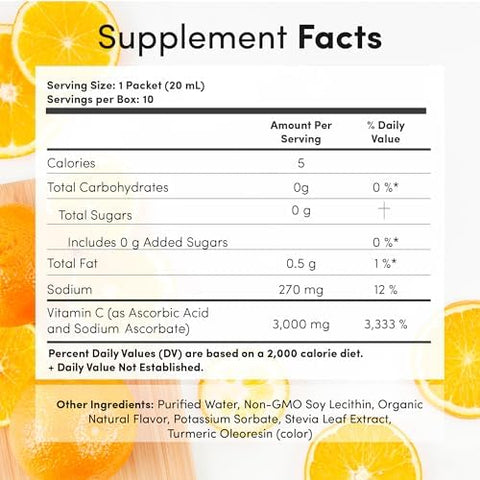 Aurora Nutrascience MegaLiposomal Vitamin C and Glutathione Bundle Supplement for Immune Support and Antioxidant Gut Health Support 10 Single Serve Packets in Each Box