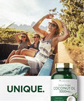 Carlyle Coconut Oil Extra Virgin Softgel Capsules | 3000mg | 240 Count | Naturally Occurring MCTs | Non-GMO and Gluten Free Supplement
