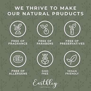 Earthley Wellness Magnesium Lotion, Apricot, Shea Butter, Mango Butter, Candelilla Wax, Lavender, Blue Tansy And Sandalwood Scent (6Oz, Seasonal Blue Bliss)