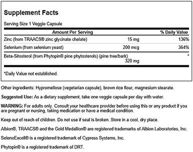 Swanson High Potency Beta-Sitosterol 30 Veg Capsules