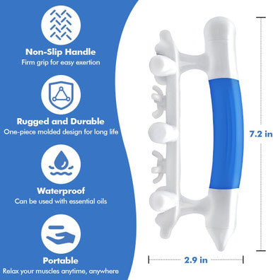 Fascia Massage Tool For Cellulite Trigger Point And Muscle Knots Relief 3-In-1 Myofascial Release Tool For Neck Back Psoas Butt Thighs And Deep Tissue