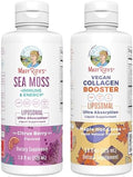 Maryruth Organics Sea Moss Liposomal (Citrus Berry) and Collagen Booster (Maple Hot Cocoa) Clean Label Project Verifieda' Vitamins For Energy Immunity And Overall Wellness Vegan NonGmo