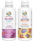 Maryruth'S Maryruth Organics Sea Moss Liposomal (Citrus Berry) & Collagen Booster (Maple Hot Cocoa) Clean Label Project Verified Vitamins For Energy Immunity And Overall Wellness Vegan Non-Gmo