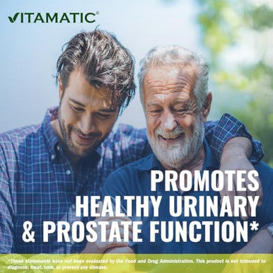 Vitamatic Saw Palmetto Extract For Men & Women 180 Veg Capsules - Made With Pumpkin Seed, Pygeum, Nettle Leaf - Made In The Usa - Promotes Healthy Prostate Function