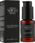 Farmasi Shield Man Beard & Moustache Oil With Amino Acids 30Ml / 1 Fl.Oz Lightweight Grooming Oil For Beard Softness Shine & Manageability Conditioning Formula For Men'S Facial Hair