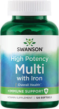 Swanson Multi High Potency 120 Sgels