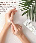 All Natural Dry Skin Body Lotion For Women, Moisturizer Cream By Terrasil Shea Butter, Tea Tree, Lavender, Peppermint, Coconut Oil, Oatmeal, Vitamin E Anti Itch 3 Oz (85G) Tube