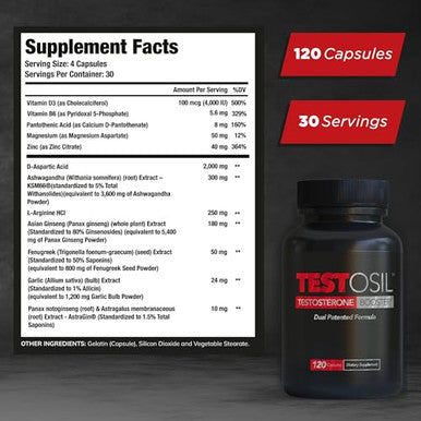 Leading Edge Health Testosil Men's 120 Capsules
