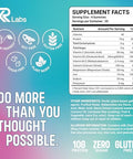 Kr Labs Zero Carb 100% Clear Whey Isolate Protein Gummies + Electrolyte | 300G Total Protein Per Bag | Plant Based Ingredients With Vitamins For Men & Women Gluten Free Non-Gmo | Watermelon 120 Count