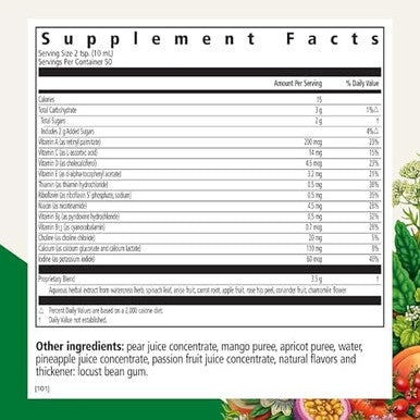 Floradix Kinder Love Children'S Multivitamin Liquid Multivitamin For Kids With Vitamins A C D & E Calcium & More Vegetarian Nongmo Gluten 16.9 Fl Oz