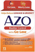 Azo Bladder Control With Goless Daily Supplement Helps Reduce Occasional Urgency & Complete Feminine Balance Daily Probiotics For Women