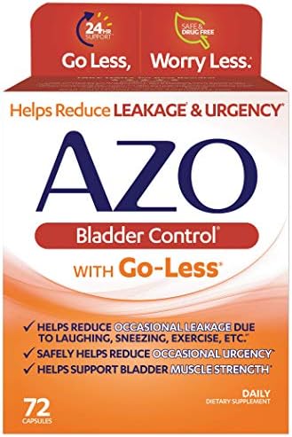 Azo Bladder Control With Goless Daily Supplement Helps Reduce Occasional Urgency & Complete Feminine Balance Daily Probiotics For Women
