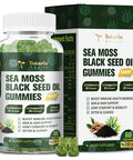 11in1 Sugar Free Sea Moss Gummies with Black Seed Oil Ashwagandha Ginger True Irish Seamoss Advanced and Burdock Root Turmeric Bladderwrack Support Immune Gut Youthful Digestion